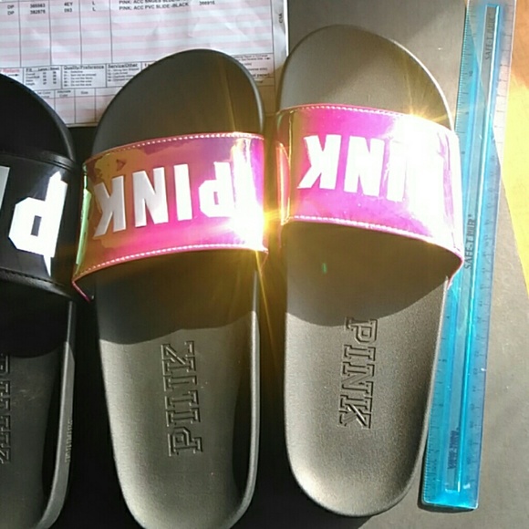 PINK Victoria's Secret Shoes - VS Pink Slides